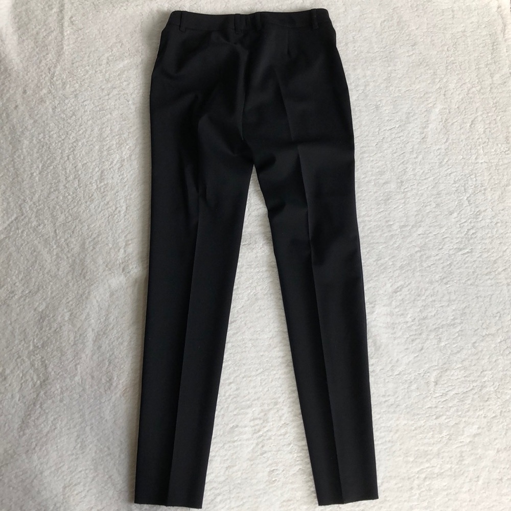 Burberry Black Wool Cropped Wool Trousers NWOT - Picture 3 of 8